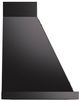 Ilve® Nostalgie II Noblesse 36" Glossy Black Wall Mounted Range Hood with Burnished Trim-1