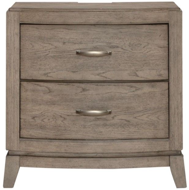 Liberty Furniture Avalon Burnished Beige Nightstand-2