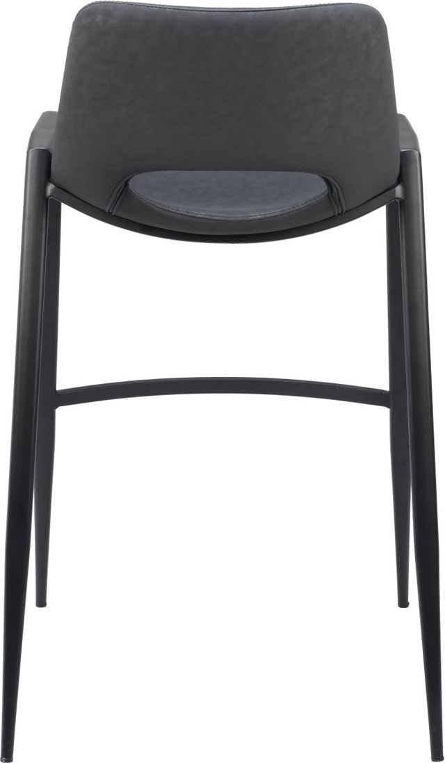 Zuo® Modern Desi Black Barstool Chair-3