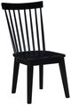 Steve Silver Co. Vaughn 5-Piece Black/Driftwood Dining Table Set-5