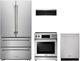 Thor Kitchen® 4 Piece Stainless Steel Electric Kitchen Package-0