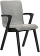 Armen Living Cirque and Varde 5-Piece Black/Gray Dining Set-2