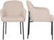 TOV Furniture Sydney 2-Piece Taupe Velvet Armchair-0