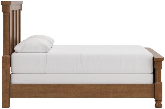 Signature Design by Ashley® Chadworth Brown Queen Poster Bed-2