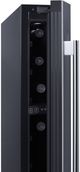 Summit® 6" Stainless Steel Built-In Wine Cooler -3