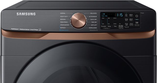 Samsung Brushed Black Front Load Laundry Pair-2