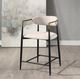 ACME Furniture Jaramillo Beige/Black Linen Counter Height Chair-1