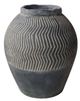 A & B Home Gray 17.3" Ceramic Pot-0