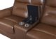 Furniture of America® Terentius Caramel Brown Power Reclining Loveseat-3