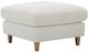 Parker House® Vogue Farlo Chalk Accent Ottoman-0