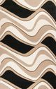 KAS Rugs Eternity Black/Beige Waves 5'x8' Rug-0