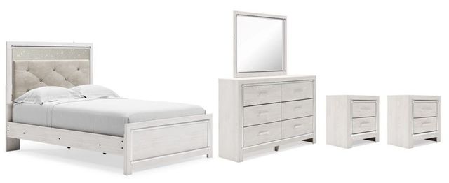 Signature Design by Ashley® Altyra 5-Piece White Full Panel Bed Set-0