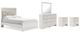 Signature Design by Ashley® Altyra 5-Piece White Full Panel Bed Set-0