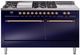Ilve® Nostalgie II Series 60" Midnight Blue Pro Style Dual Fuel Range-0