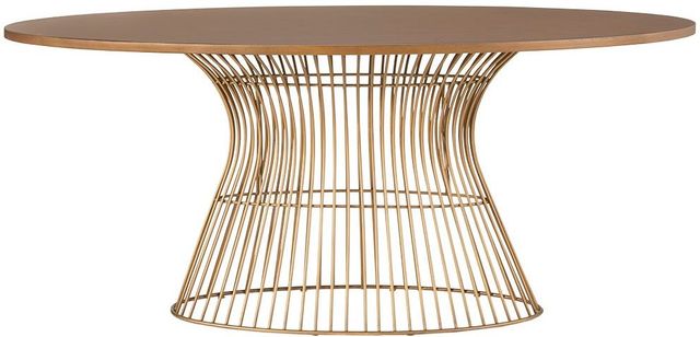 Olliix by INK+IVY Bronze Mercer Oval Dining Table-0