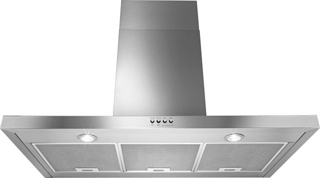 Amana® 36" Stainless Steel Wall Mount Flat Range Hood-3