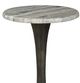 Furniture Classics Trumpet Gray Martini Table with Black Base-3