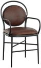 Fairfield® BD Warner Black/Chocolate Leather Counter Stool-0