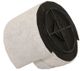 Dynasty Furniture Off-White/Gray Swivel Chair-1