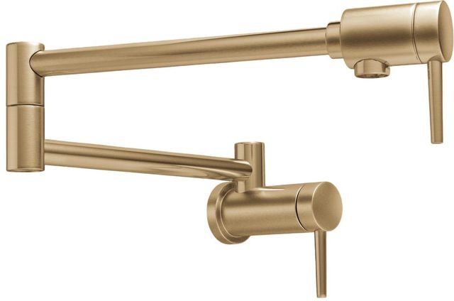 Delta Other Champagne Bronze Contemporary Wall Mount Pot Filler-0