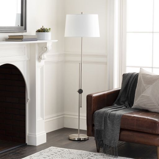 Surya Jace Silver Floor Lamp-3