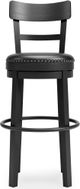 Signature Design by Ashley® Valebeck Black Bar Stool-1