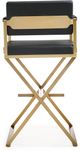 TOV Furniture Director Black Gold Steel Bar Stool-3