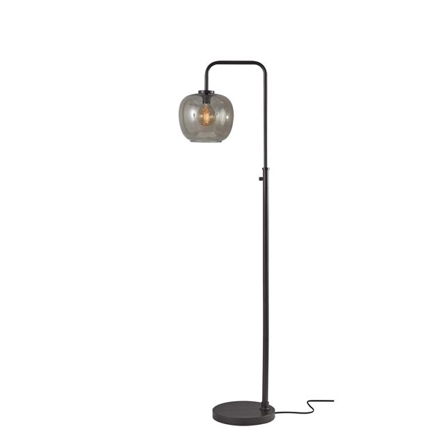 Adesso® Ashton Matte Black Floor Lamp-0