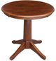 John Thomas Furniture® Dining Essentials Espresso 30" Round Dining Table-0