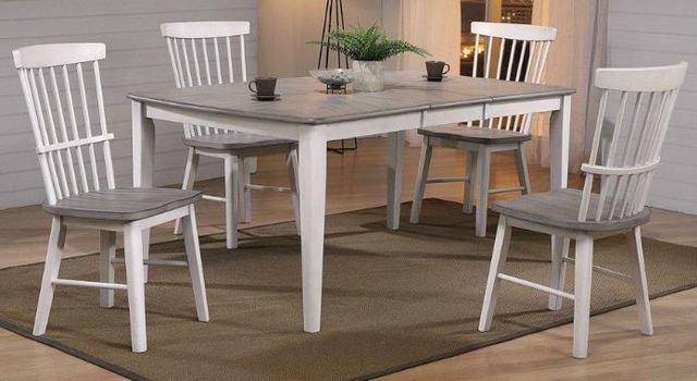 Urban Styles Furniture Newark 5-Piece Almond/Smoke Gray Counter Dining Set-0
