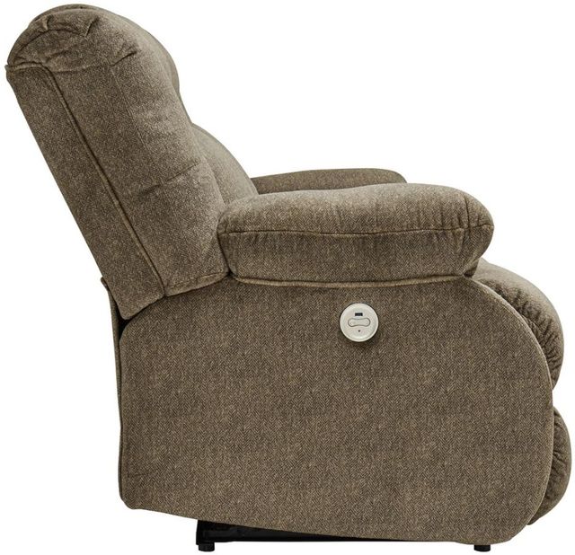 Signature Design by Ashley® Burkner Mocha Reclining Power Loveseat-4