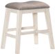 Homelegance® Timbre Antique White/Brown Counter Stool-0