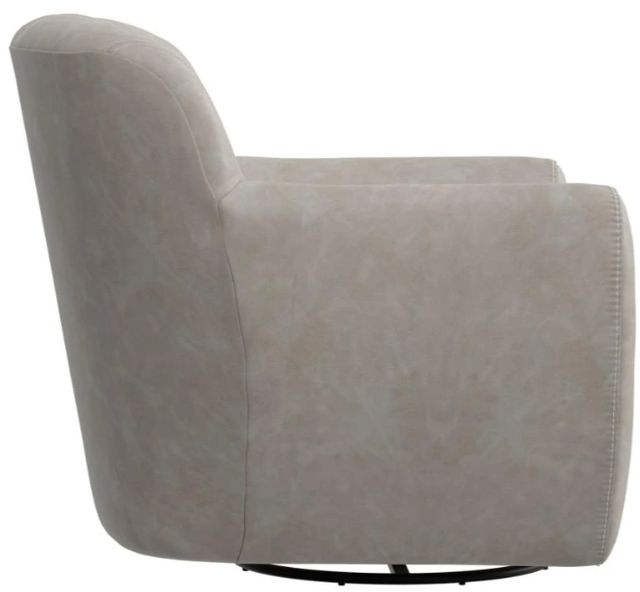 International Furniture Direct Tamesis Ivory Swivel Accent Chair-3