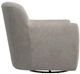 International Furniture Direct Tamesis Ivory Swivel Accent Chair-3