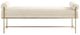 Uttermost® Bolster Pearl White Lounge Bench-3