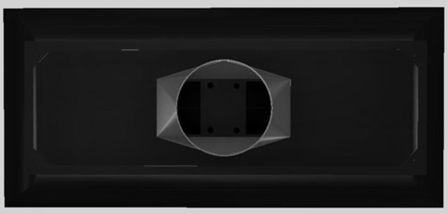 Vent-A-Hood® Designer Series 66" Black Island Range Hood-1