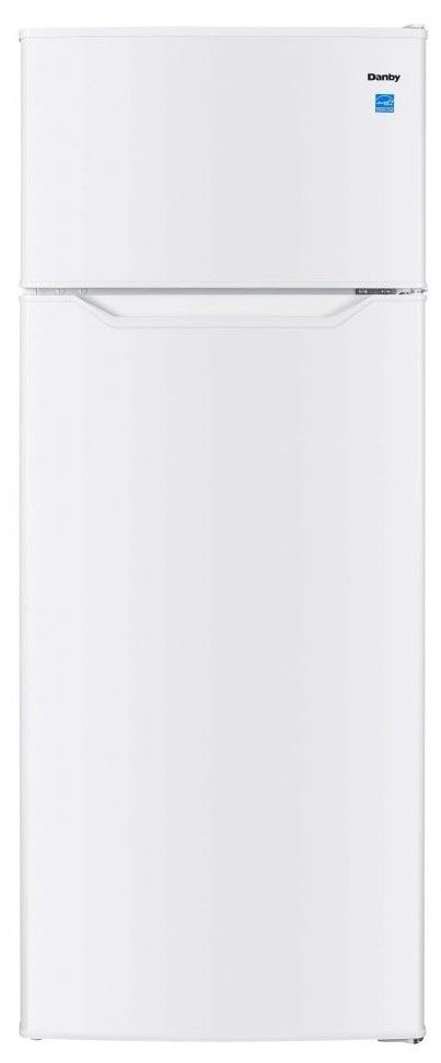 Danby® 7.4 Cu. Ft. White Counter Depth Top Freezer Refrigerator-0