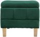 Elements International Crosby Royale Evergreen Storage Ottoman-2