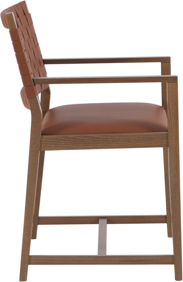 Linon Gustavo Brown Arm Chair-2