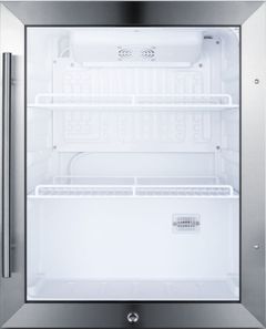 Summit® Commercial 2.1 Cu. Ft. Stainless Steel Frame Compact Outdoor Beverage Center