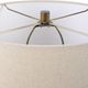 Uttermost® Baltic Dark Amber Teardrop Glass Table Lamp-4