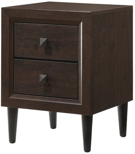 Table de nuit Pritti, espresso, Mazin Furniture