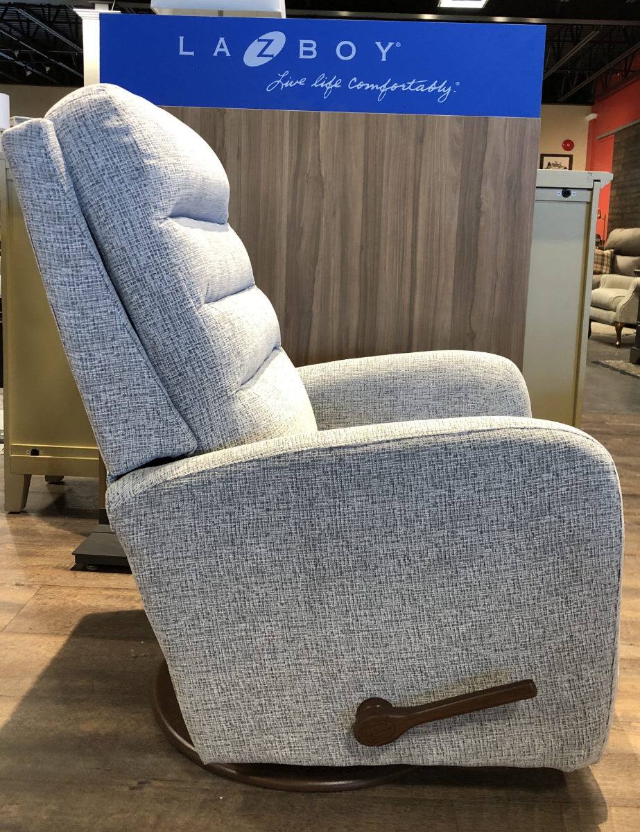 °+＊LaLa＊+° La-Z-Boy® Forum Gray Rocking Recliner | Kondola's Furniture