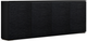 Salamander Designs® Chameleon Chicago Low Profile 347 Black Oak AV Cabinet-0