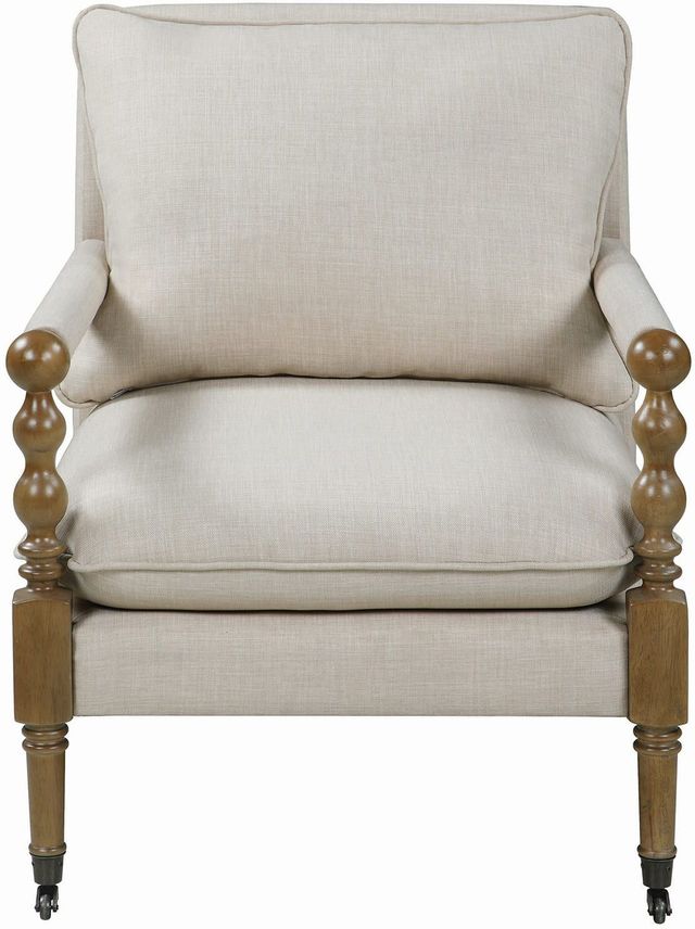 Coaster® Blanchett Beige Upholstered Accent Chair-1