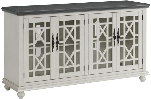 Martin Svensson Elegant Gray/White Media Console-0