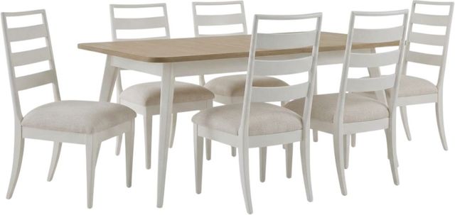 aspenhome® Astoria 7-Piece Pearl Rectangular Dining Set-0