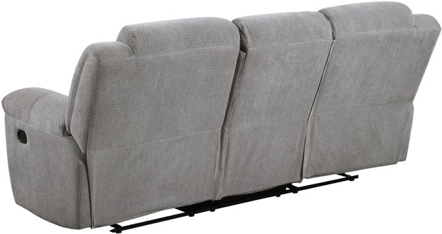 Coaster® Gilson Gray Manual Reclining Sofa-3