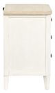 Magnussen Home® Echo Isles Driftwood and Sea Pearl Nighstand-4