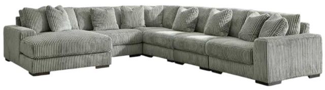 Signature Design by Ashley® Lindyn 6-Piece Fog Left-Arm Facing Sectional and Chaise-0